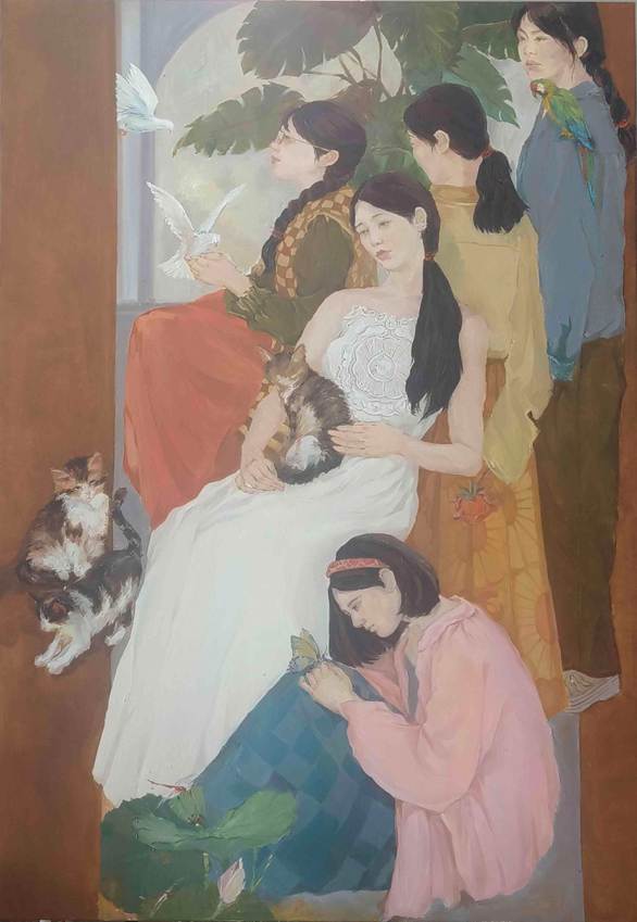 李立杰美术学222班（油画）220401068毕业创作2